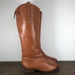 Sam Edelman Tan Leather Knee-High Boots